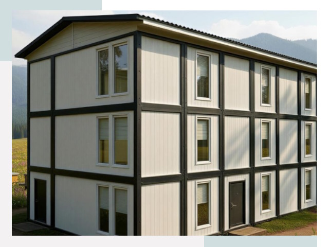 Модульные общежития в Губахе