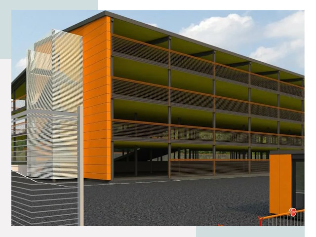 Многоуровневые паркинги в Губахе