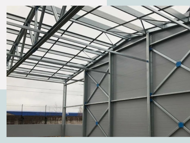 Каркасные ангары от СтальСтрой-Гбх по цене от 622 руб.