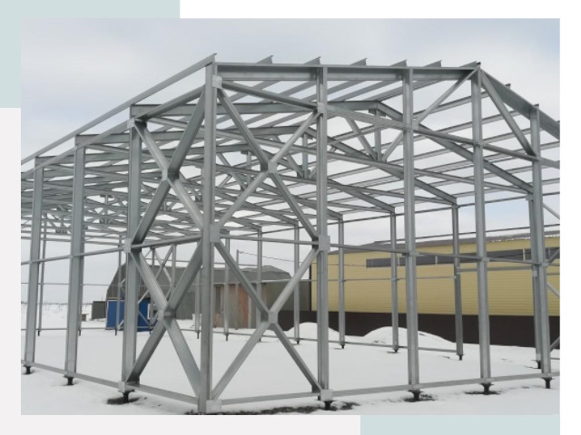 Каркасные ангары в Губахе