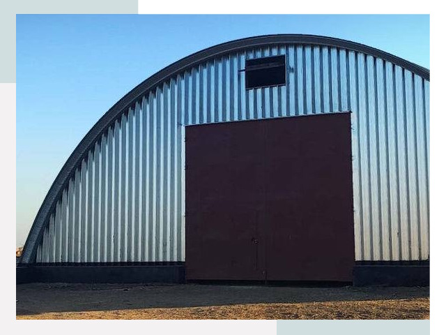 Бескаркасные ангары в Губахе