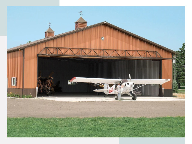 Ангары для самолетов в Губахе