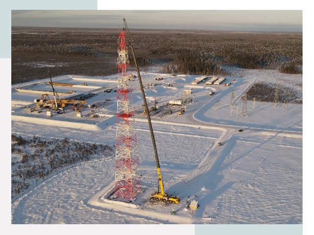 Мачты связи в Губахе