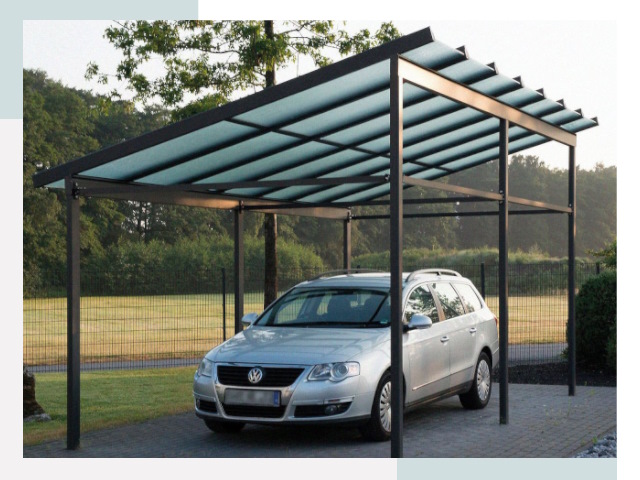 Навесы для автомобилей в Губахе