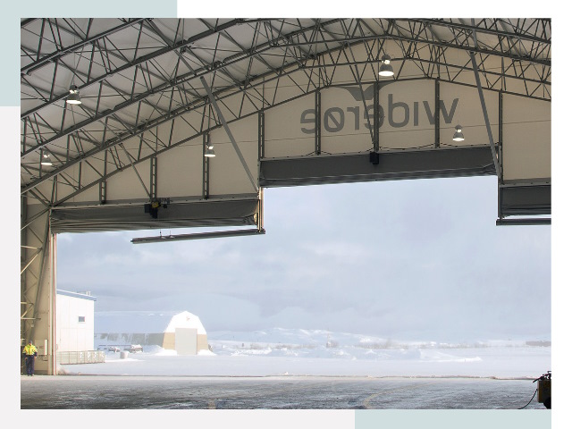 Ворота для ангаров в Губахе