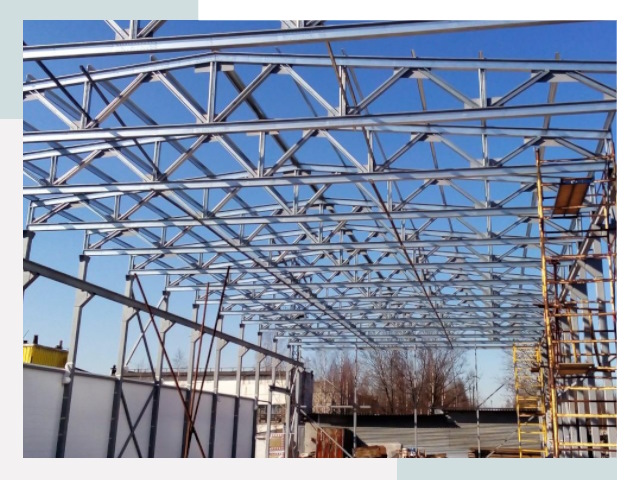 Металлокаркасы для складов в Губахе